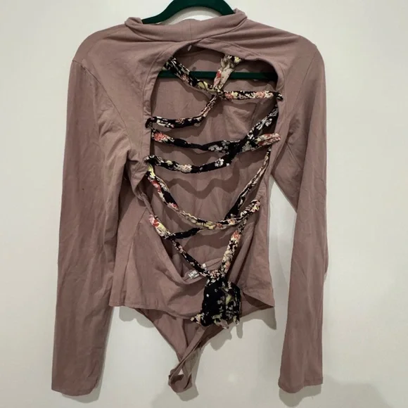 Free People Floral Print Bodysuit - Picture 3 of 5